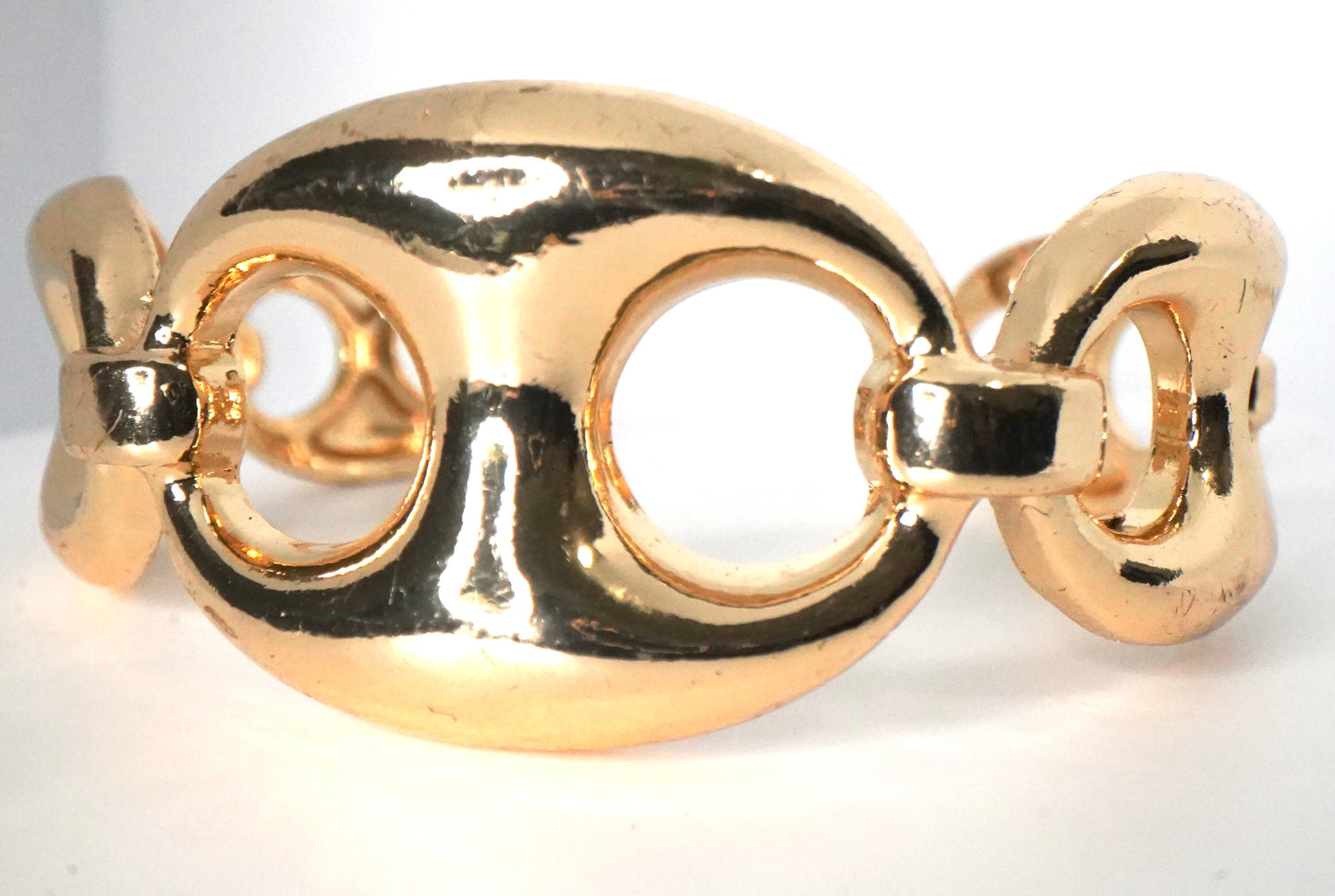 Graduated Puff Cuff- Gold