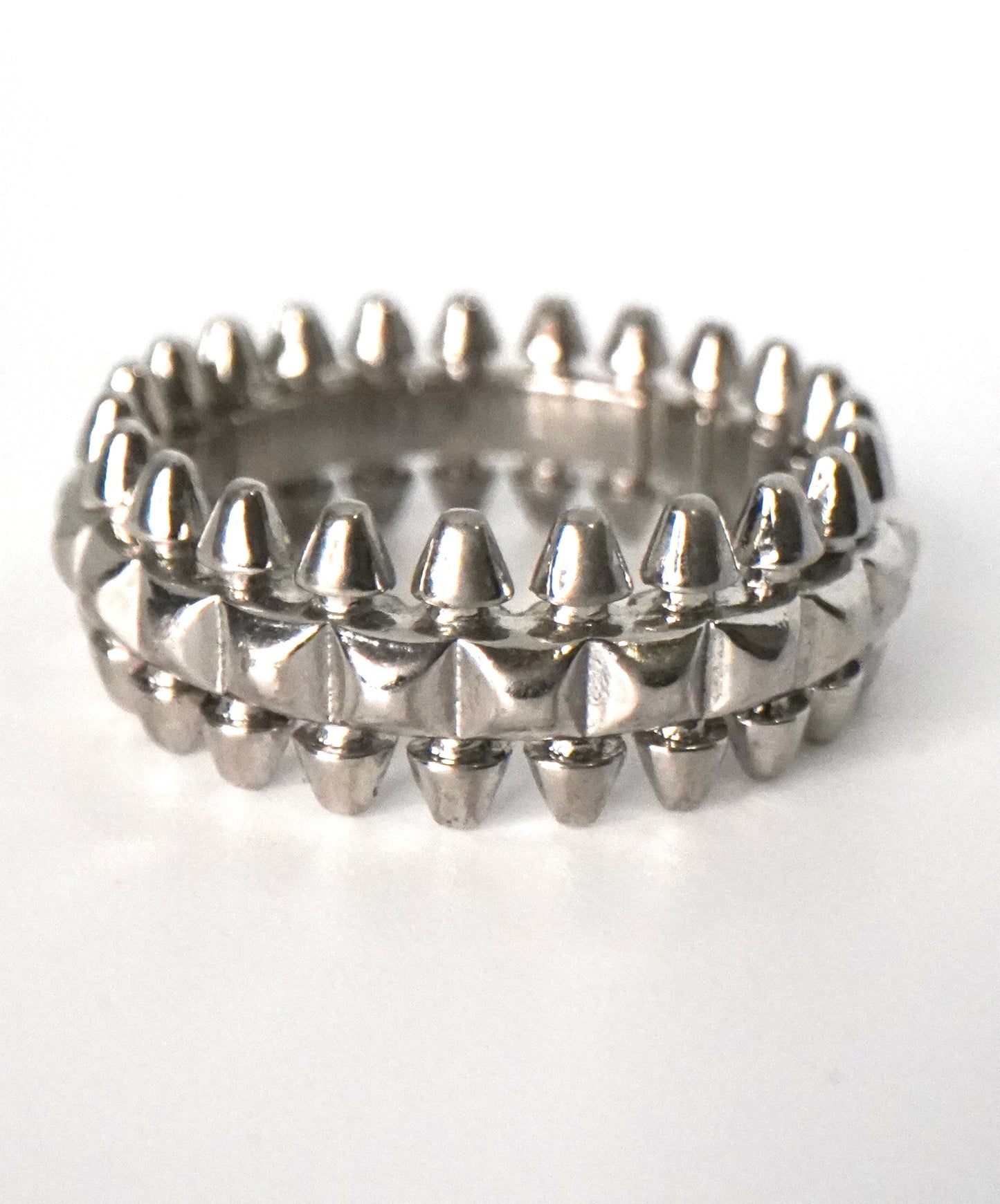 Spikey Silver Ring