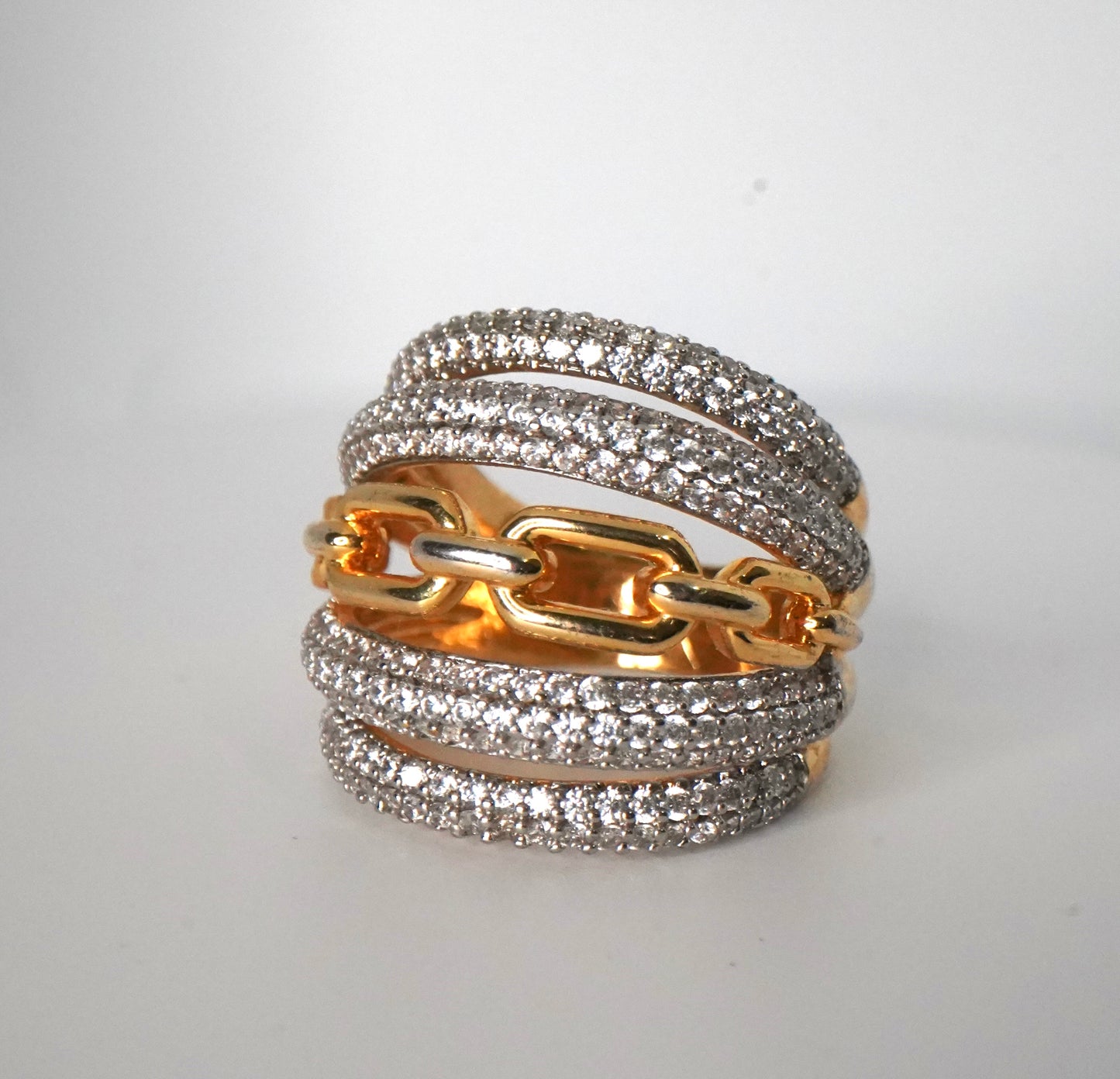Mixed Chain Link Ring